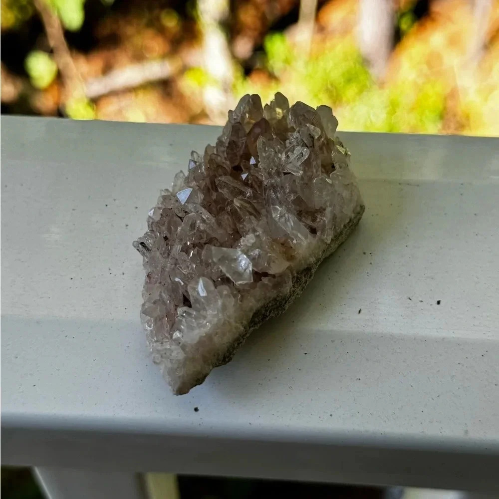 AAA Pink Lemurian & Fuchsite Columbia Cluster Point Crystal House of Gems 💎 - Picture 4 of 6